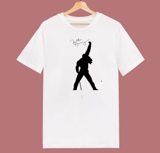 Freddie Mercury Signature 80s T Shirt