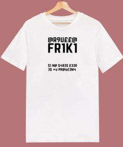 Friki Secret Code Graphic Quote 80s T Shirt