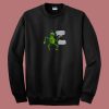 Frog And Gun Yer A Wizard Kermit 80s Sweatshirt