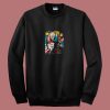 Fun Kult Batman Jocker Harley Quinn 80s Sweatshirt