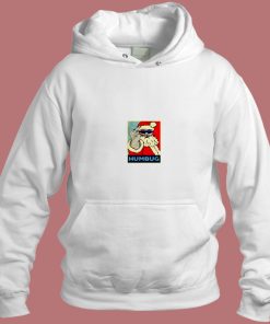 Funny Bah Humbug Santa Claus Father Christmas Aesthetic Hoodie Style