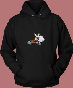 Funny Heritage Bunny Trap 80s Hoodie