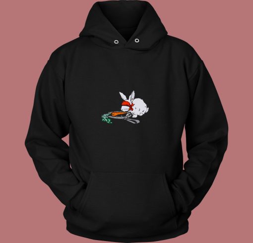 Funny Heritage Bunny Trap 80s Hoodie