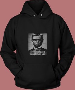 Funny Hipster Abraham Lincoln 80s Hoodie
