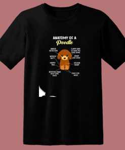 Funny Poodle Lover 80s T Shirt