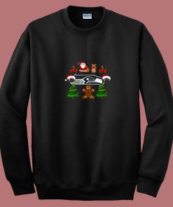 Funny Seattle Seahawks Football Christmas 80s Sweatshirt