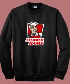 Funny Steamed Hams Kfc Simpson 80s Sweatshirt
