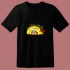 Funny Tacos Zombie Face Scary Halloween 80s T Shirt