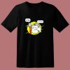 Funny Toothbrush Toilet Paper Humorous Conversation 80s T Shirt