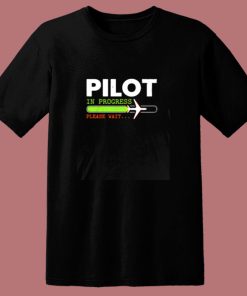 Future Pilot Plane 80s T Shirt