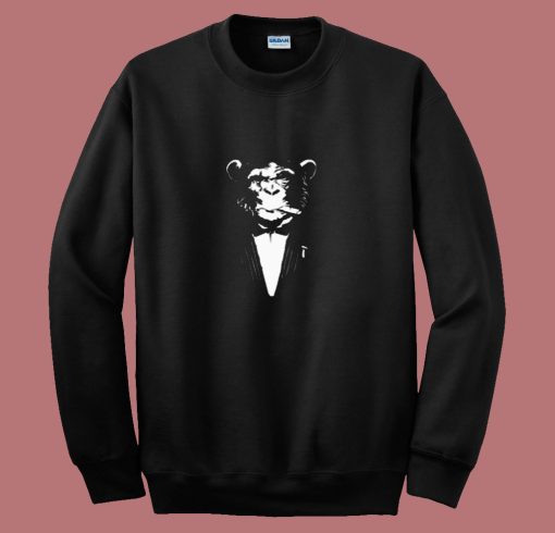 Gangsta Monkey Smoke 80s Sweatshirt