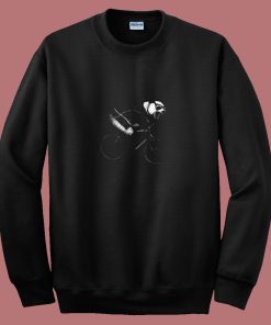 Grey Style Hipster Panda 80s Sweatshirt