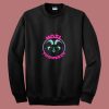Hail Yourself Cute Pink And Blue Goat Baphomet 80s Sweatshirt