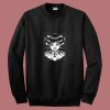 Horned Devil Girl Satanic 80s Sweatshirt