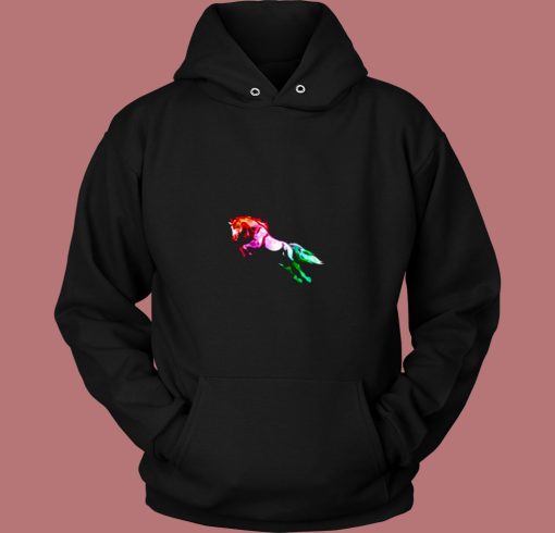 Horse Graphic 80s Hoodie