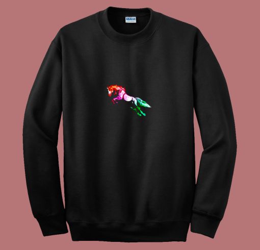 Horse Graphic 80s Sweatshirt