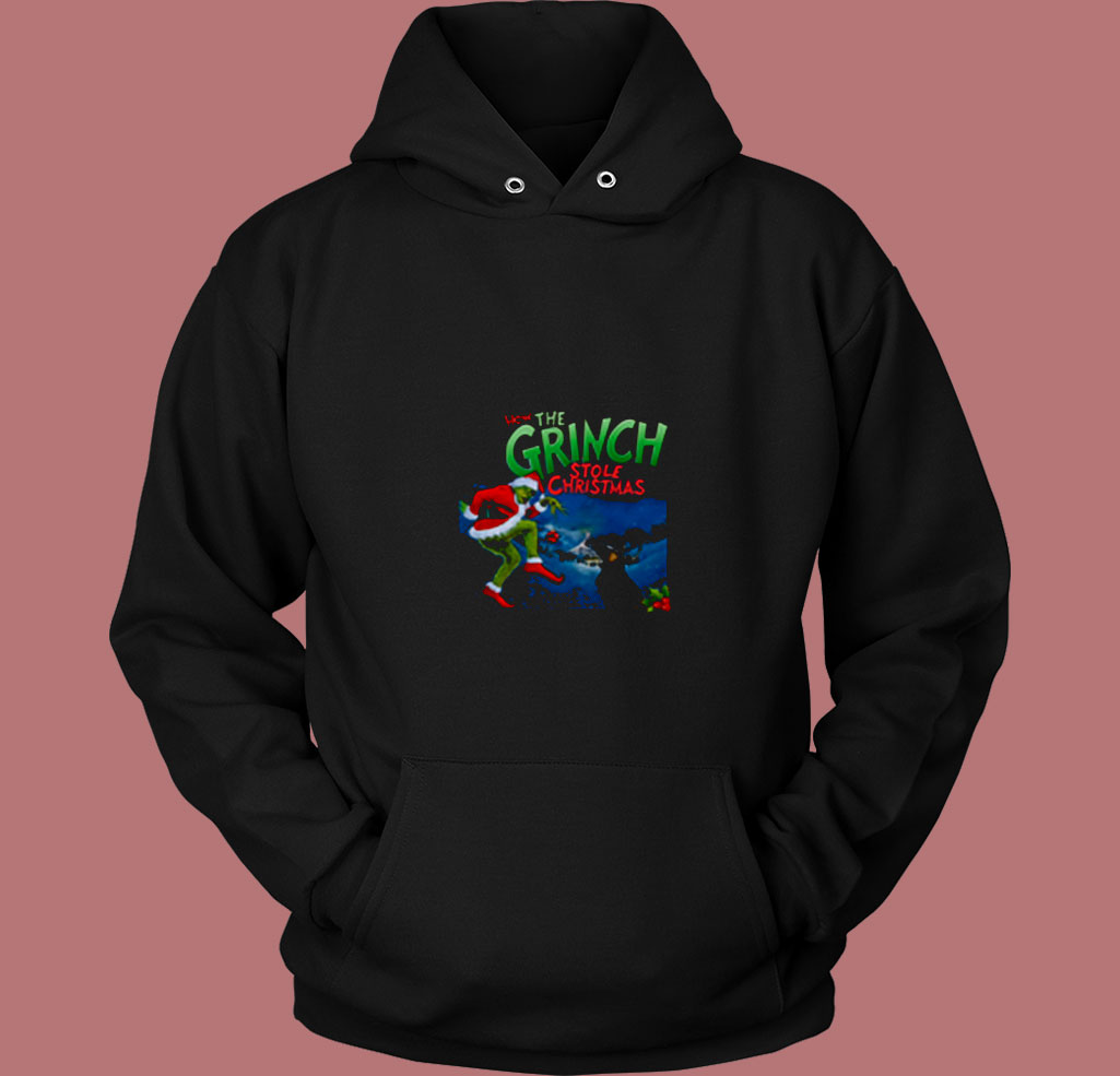 How The Grinch Stole Christmas Vintage 80s Hoodie - Mpcteehouse.com