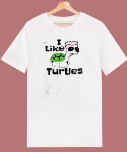 I Like Turtles 80s T Shirt