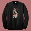 I Love Anime 80s Sweatshirt
