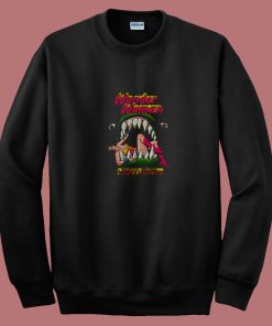Jaws Of The Leviathan Wonder Woman 80s Sweatshirt