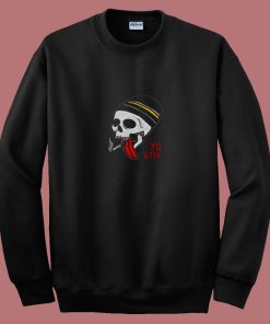 Jesse Pinkman Breaking Bad Smoking Skull 80s Sweatshirt