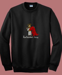 Jesus Forbidden Love Dino 80s Sweatshirt