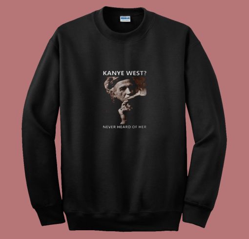 Keith Richards Kanye West 80s Sweatshirt