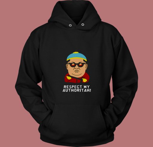 Kim Nuclear Missile Respect My Authoritah 80s Hoodie