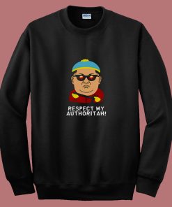 Kim Nuclear Missile Respect My Authoritah 80s Sweatshirt