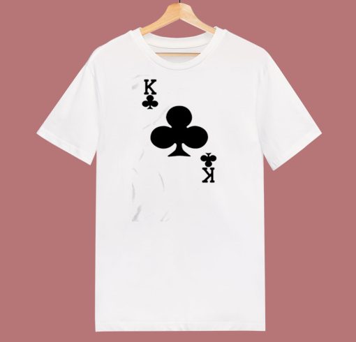 King Of Clubs Card 80s T Shirt