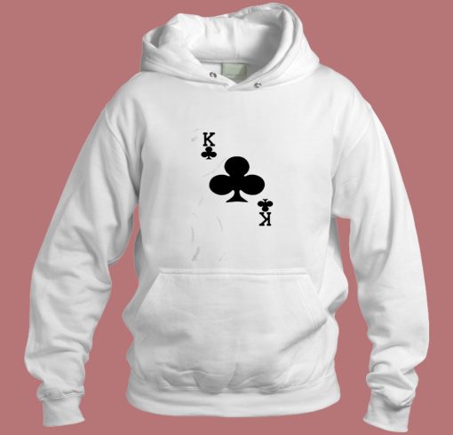 King Of Clubs Card Aesthetic Hoodie Style
