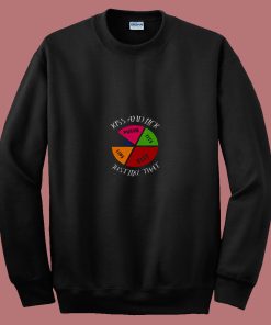 Kiss And Lick Just Like That Clit 80s Sweatshirt