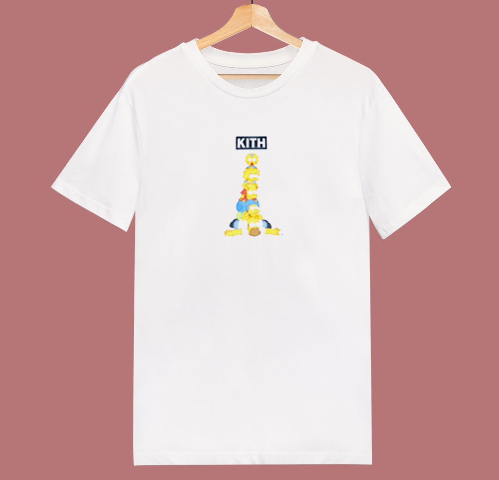 Kith X The Simpsons Family Stack 80s T Shirt - Mpcteehouse.com