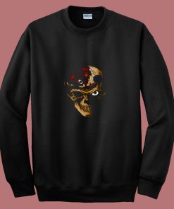 Knight Of Skeleton 80s Sweatshirt