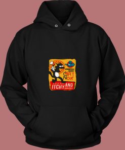 Le Chat Noir Cat Itchy Andscratchy Show 80s Hoodie