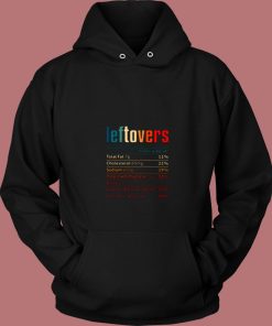 Leftovers Nutrition Facts 80s Hoodie