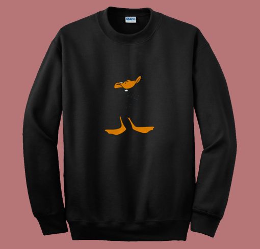 Looney Tunes Daffy Duck With Arms 80s Sweatshirt