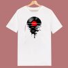 Melting Vinly Graphic 80s T Shirt