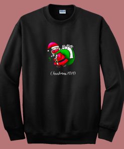 Merry Christmas 2020 Santa Quarantine 80s Sweatshirt