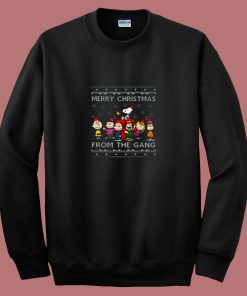 Merry Christmas The Peanuts Gang 80s Sweatshirt