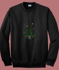Merry Xmas For All Metallica Christmas 80s Sweatshirt