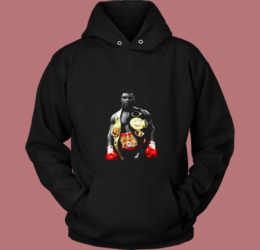 Mike Tyson Iron The Champ Boxing Legend 80s Hoodie