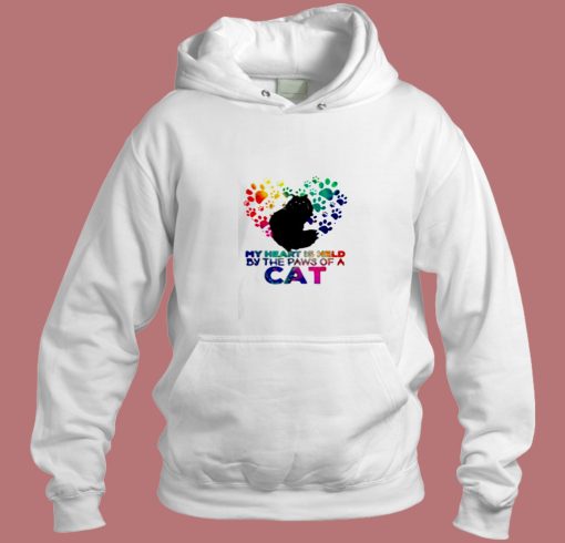 My Heart Is Held By The Paws Of A Cat Aesthetic Hoodie Style