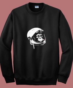 Nasa Monkey Smoking Astronaut Space 80s Sweatshirt