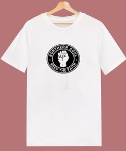 Northern Soul Keep The Faith Logo 80s T Shirt