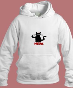 Nurse Meow Middle Finger Aesthetic Hoodie Style