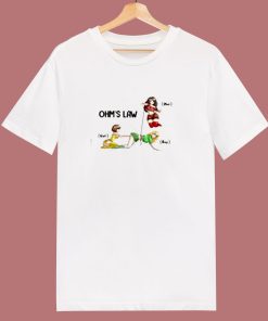 Ohms Law Ohm Volt Amp 80s T Shirt