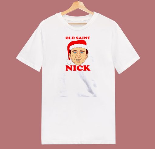 Old Saint Nick Christmas 80s T Shirt