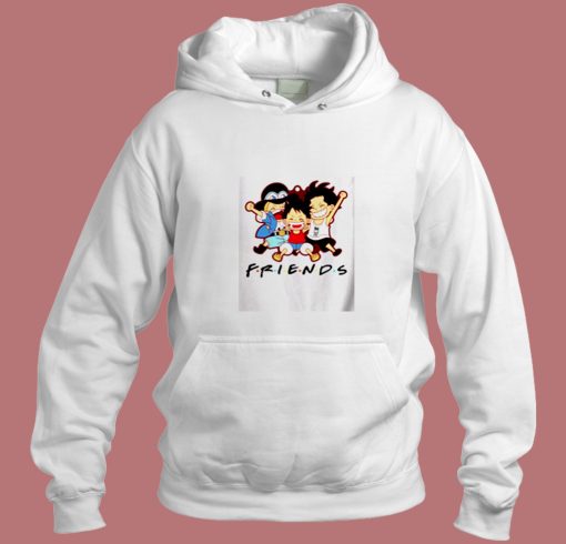 One Piece Characters Friends Aesthetic Hoodie Style