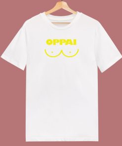 Oppai Graphic Lines 80s T Shirt